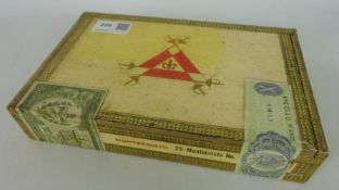 Box of twenty five Habana Monte Chriso Cuban cigars