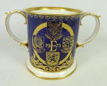 Large Spode limited edition 1973 European Union loving cup, no.