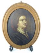 18th/ early 19th Century small portrait of a Continental gentleman, oil on copper panel 14.