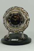 Mid 20th century 'Majak USSR' desk clock, H21cm CLOCKS & BAROMETERS - as we are not a retailer,
