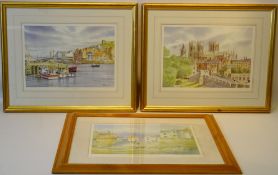 'Whitby', 'Robin Hood's Bay' and 'York Minster',