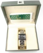 Gucci 3600m gentleman's stainless steel wristwatch boxed with papers WATCHES - as we are not a