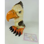 Lorna Bailey Big Bird Series 'Eddie the Eagle' model, limited edition No.