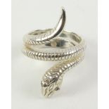 Snake ring stamped 925 Condition Report <a href='//www.davidduggleby.