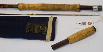 Hardy's 9ft 6in two piece fibreglass trout rod (repaired) in MOB Condition Report
