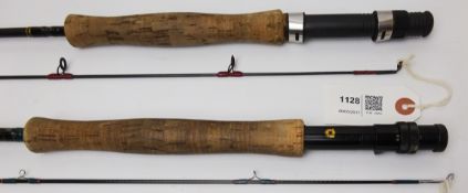 Daiwa 'Graphite Trout' 10ft 6in two piece #6-8 trout rod & a Leeda 'Excellence Fly' 10ft 3in two