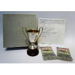 John Smiths Magnet Cup - Miniature Silver Horse Racing trophy Ltd.