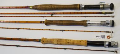 Edgar Sealey 'Mayfly' 8ft split cane two piece trout rod in MOB,