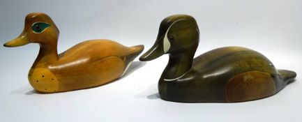 Pair of Feathers of Knysna Decoy carved & painted as 'African Shell Duck' Ltd ed.