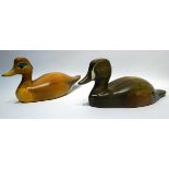 Pair of Feathers of Knysna Decoy carved & painted as 'African Shell Duck' Ltd ed.