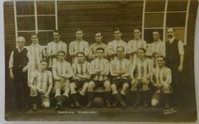 Football - Sheffield Wednesday Post Card, team group, early 1900's,photo by Furniss Sheffield,