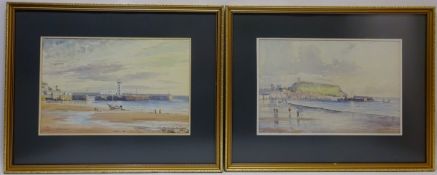 'South Beach and Lighthouse' and 'Beach and Castle Hill Scarborough',