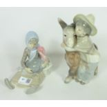 Two Lladro figures;