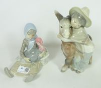 Two Lladro figures;