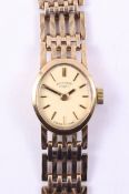 Rotary gold bracelet wristwatch hallmarked 9ct approx 17gm Condition Report <a