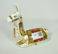 Royal Crown Derby Lama paperweight,