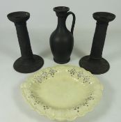 Pair of early 20th Century Wedgwood Etruria candlesticks,