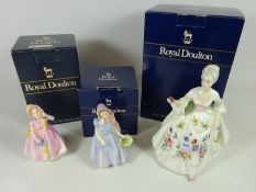 Royal Doulton figurines 'Diana', 'Wendy' and 'Babie',