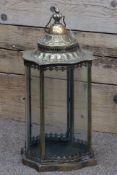 Bronze finish classical lantern with handle,