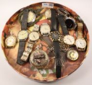 Vintage watches in one box Condition Report <a href='//www.davidduggleby.