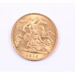 George V gold half sovereign dated 1915 Condition Report <a href='//www.