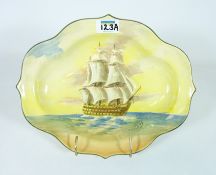 Royal Doulton Famous Ships series 'HMS Victory' dish,