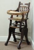 Late Victorian child's metamorphic high chair Condition Report <a href='//www.