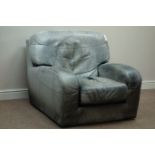 Christopher Payne armchair upholstered in bleached leather,