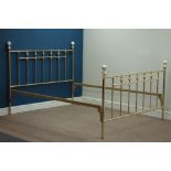 Brass divan bed surround,