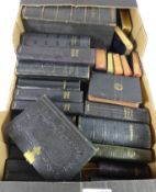 1824 Bible, 1857 Bible with brass clasp, other 19th Century and later bibles, hymn,