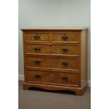Quality late 19/early 20th century elm and burr elm chest,