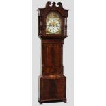 19th century mahogany Yorkshire longcase clock,