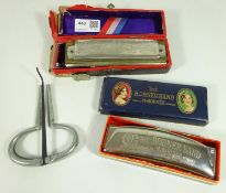 Early 20th Century Hohner Band harmonica,