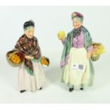 Royal Doulton figures 'The Orange Lady' and 'Biddy Penny Farthing' (2) Condition Report