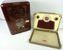 1950's Vidor mains radio and a Vintage style Bush radio (2) Condition Report