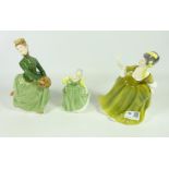 Three Royal Doulton figurines (3) Condition Report <a href='//www.davidduggleby.