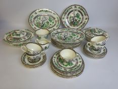 Midwinter Indian Tree pattern dinner & teaware in one box (40) Condition Report