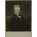 Portrait of William Wilberforce, 19th century engraving by W Soy after Joseph Slater pub.