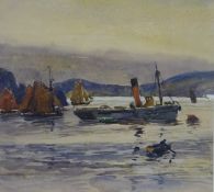 Fishing Boats and Steam Boat,