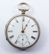 Victorian silver pocket watch no 9644 by William Jee London 1875 Condition Report