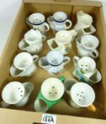 Collection of early 19th/ early 20th Century shaving mugs (12) Condition Report