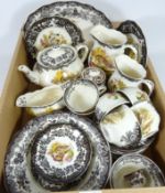 Palissy 'Game Series' dinner and teaware in one box Condition Report <a