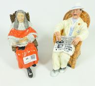 Royal Doulton figures 'The Judge' and 'Taking Things Easy' (2) Condition Report