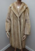 Three quarter length Blonde Mink Fur coat Condition Report <a href='//www.