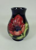 Small Moorcroft Clematis pattern vase, printed marks and 34/94 JK,