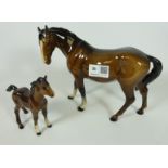 Beswick Horse and Foal (2) Condition Report <a href='//www.davidduggleby.