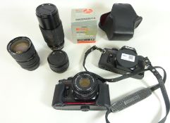 Two Ricoh KR-10 super SLR cameras and five related lenses Condition Report <a
