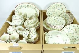 Staffordshire 'Oakwood' dinner and teaware in two boxes Condition Report <a