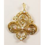 Gold-plated opal pendant Condition Report <a href='//www.davidduggleby.