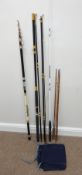 Telescopic rod and three other fishing rods,